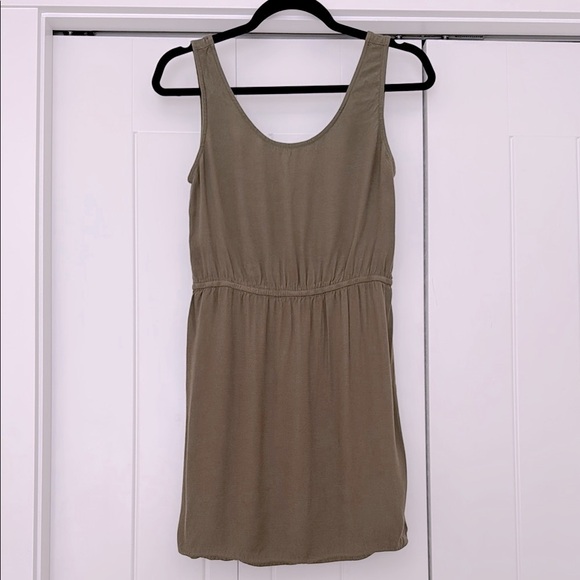 NAIF Dresses & Skirts - Olive Green Sleeveless Sun Dress